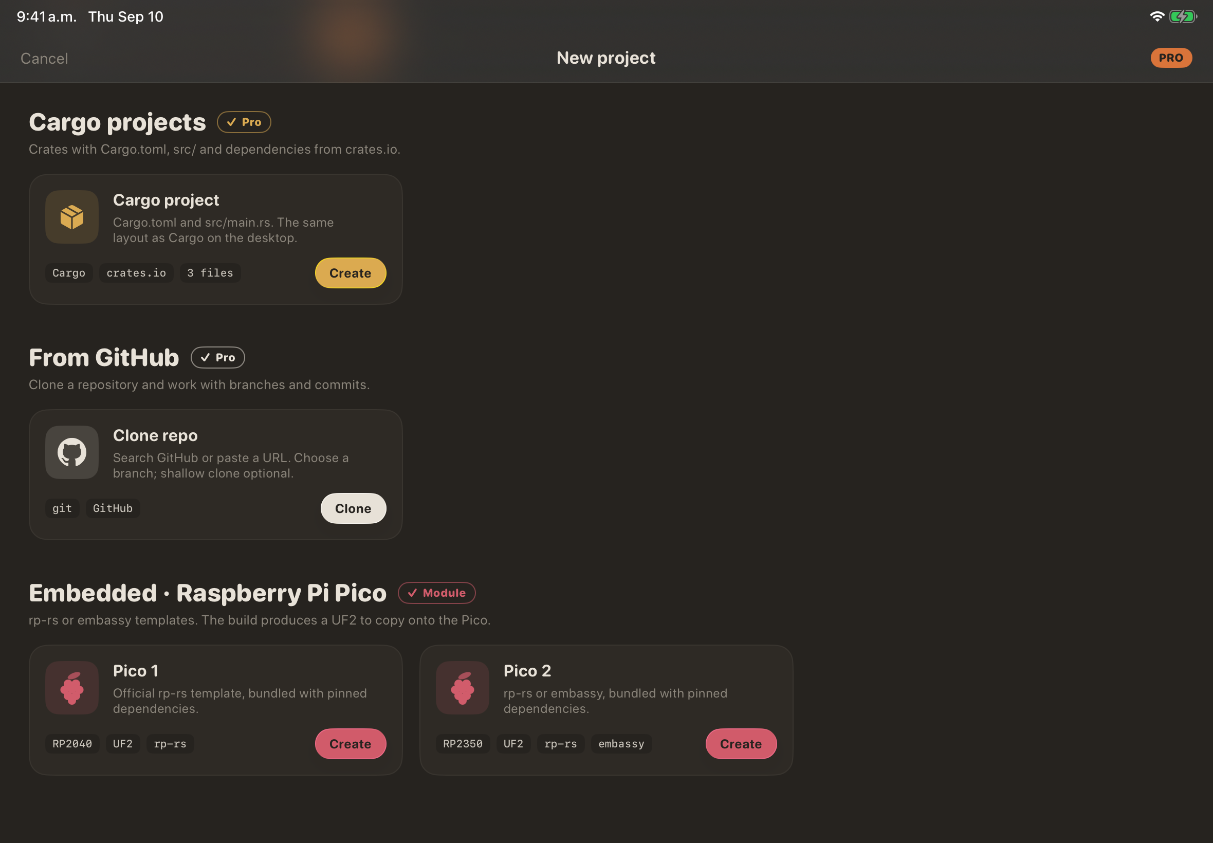 Learn Rust gallery