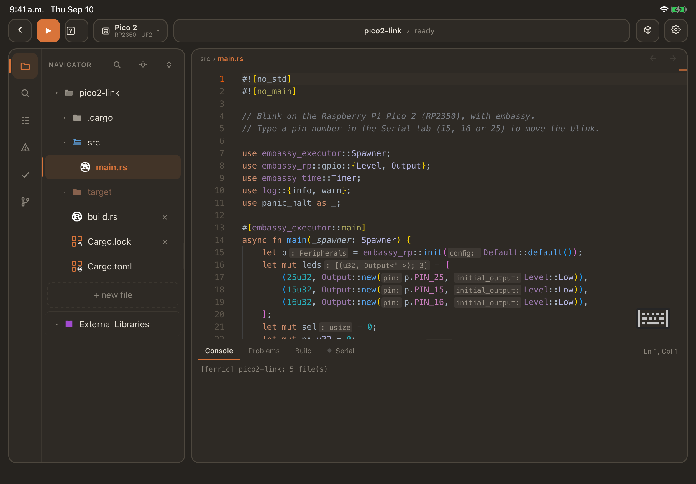 embassy firmware template