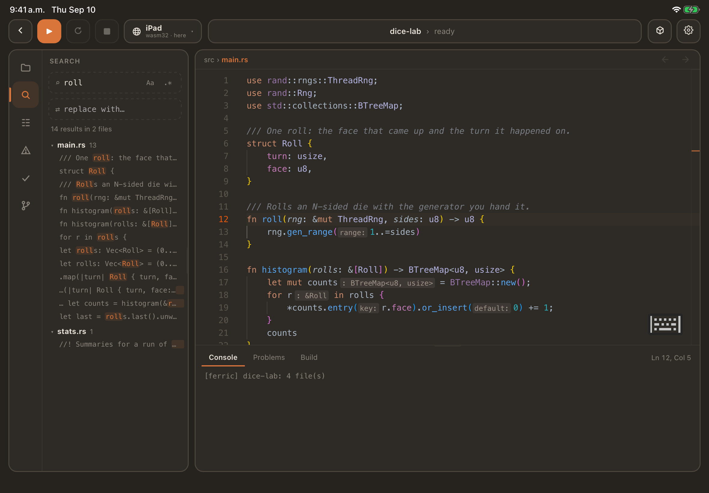 Project search